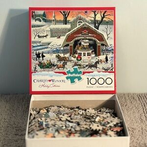 Charles Wysocki - Holiday Collection - Buffalo  Puzzle, 1000 Piece